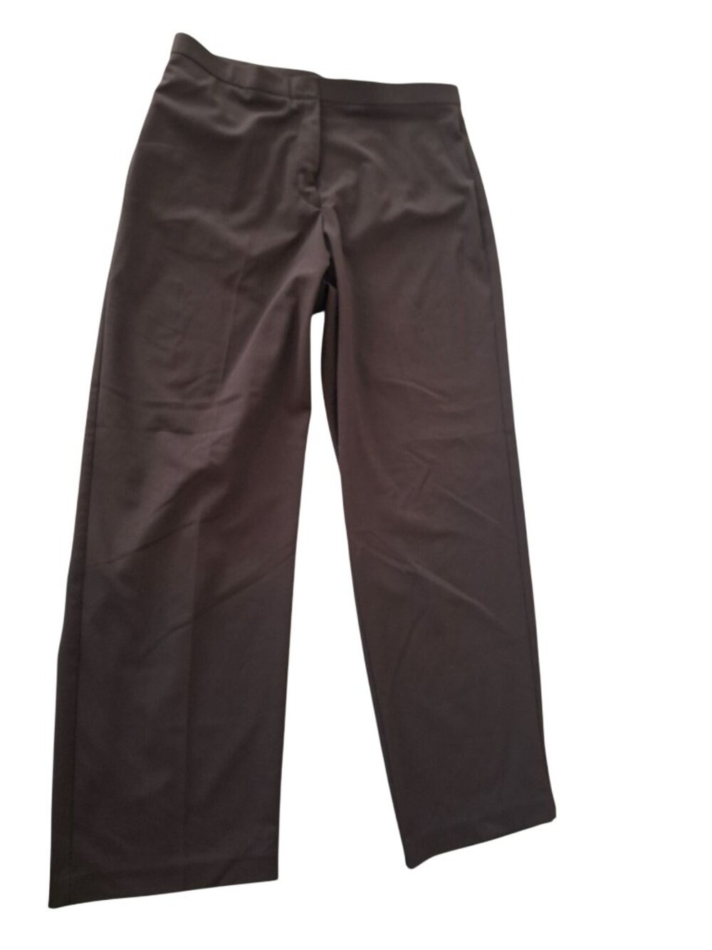 Briggs NY Pants Size 12P Brown Stretch Quiet Luxury Office Classic  Chic